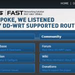 dd-wrt Router per aggiornare il firmware